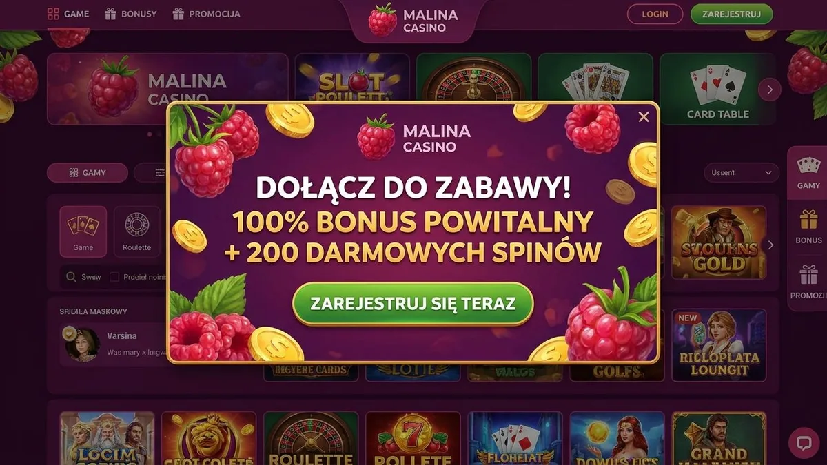 Rejestracja z bonusem